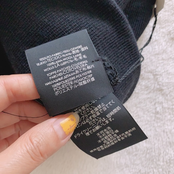 NWT Authentic Limited Gucci X NFL Wool Knit Winter Hat w/ Floral Embroidery - Picture 6 of 6